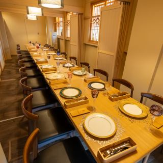 貸切は20名様より承ります