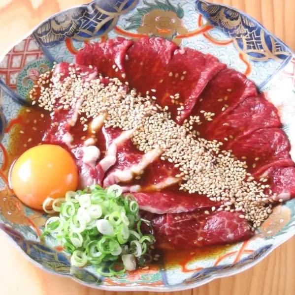 57度火入れ和牛ユッケで祝う夜