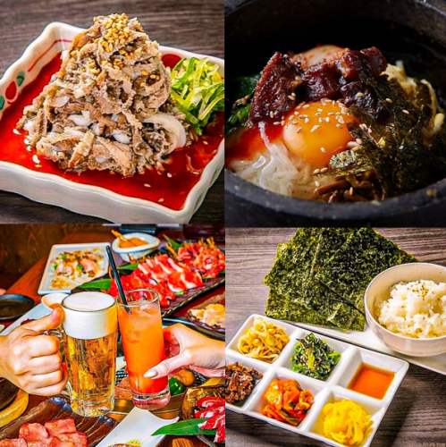 The appeal is not just the all-you-can-eat menu! Enjoy the delicious side dishes along with the all-you-can-eat yakiniku!
