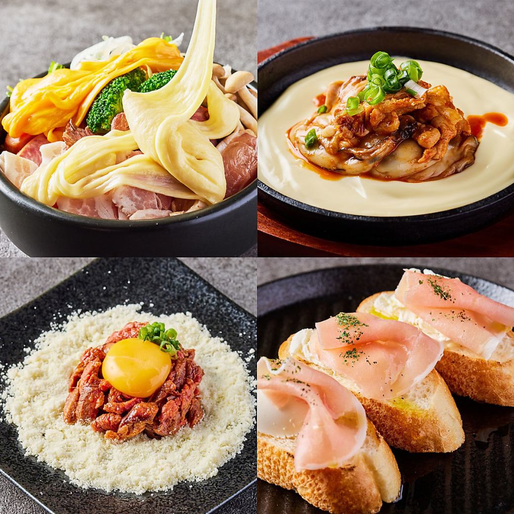 We are proud of our meat and cheese☆We also have the popular cheese dakgalbi!