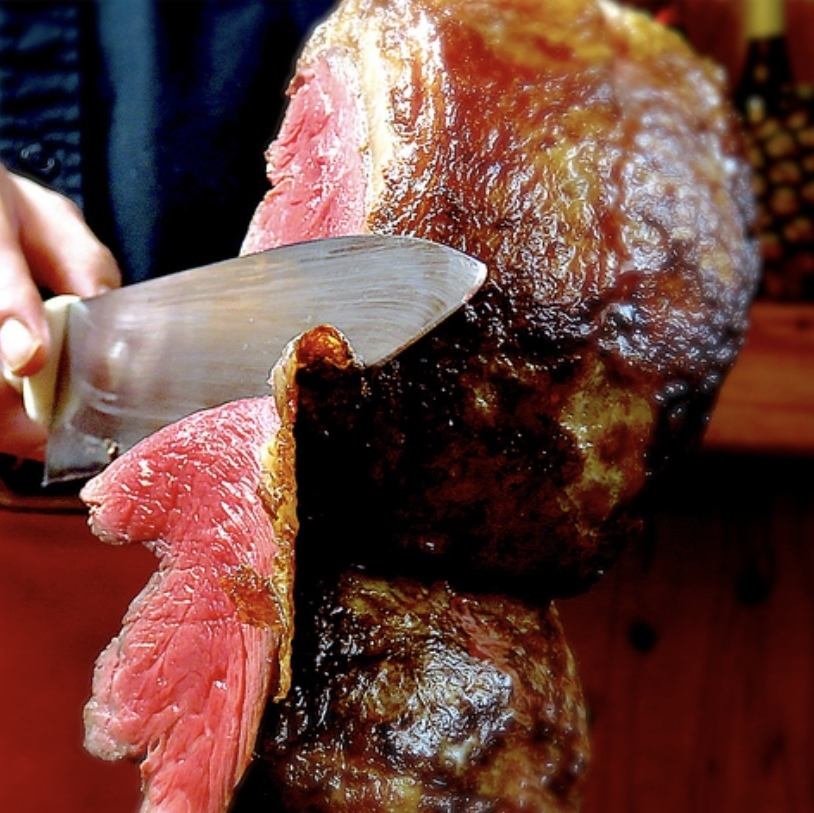 希少部位イチボも食べ放題!肉好き必見の本格シュラスコ!