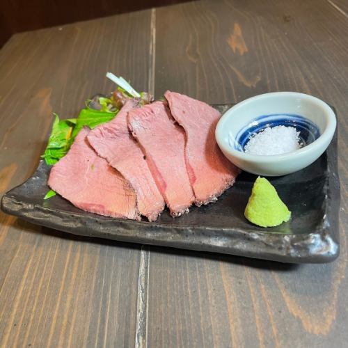 [Meat Festival] Roast beef sashimi