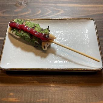 [Chicken fillet skewer] Shiso wrapped