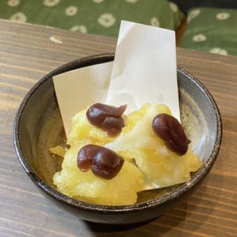 〈一品〉もち天あんバター/牛タン生ハム