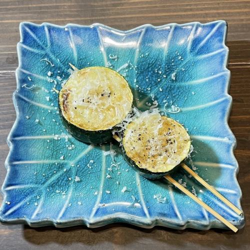 【夏季菜單/烤串】櫛瓜/烤魷魚