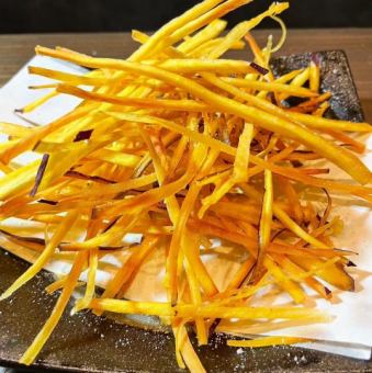 【秋メニュー/一品】さつま芋カリカリ揚げ