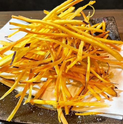 【秋メニュー/一品】さつま芋カリカリ揚げ