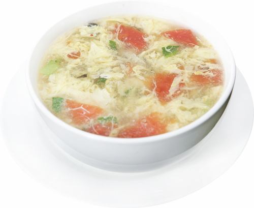 トマト玉子スープ