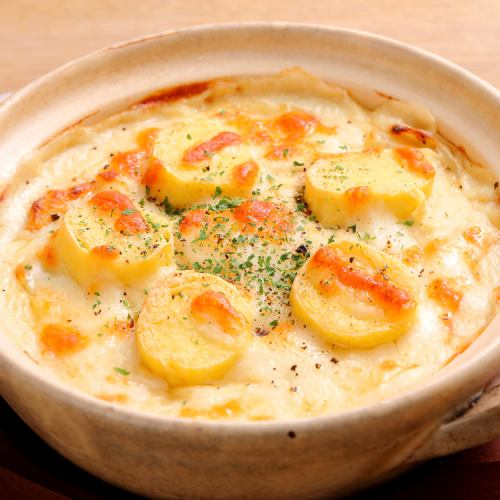 Soy milk gratin