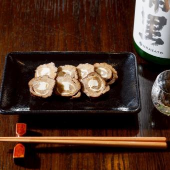 いぶりがっこのクリームチーズ巻