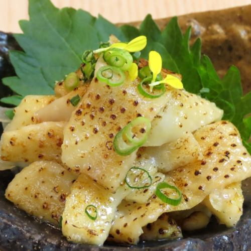 鶏皮炙りポン酢ジュレ