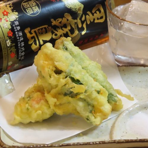 ポテ紫蘇天ぷら