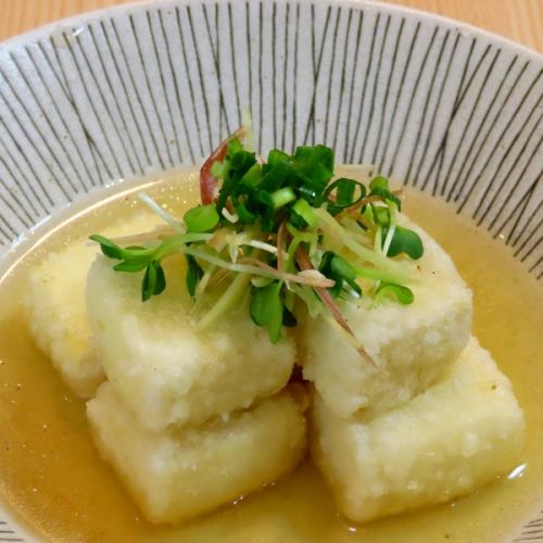揚げ出し豆腐 香味野菜