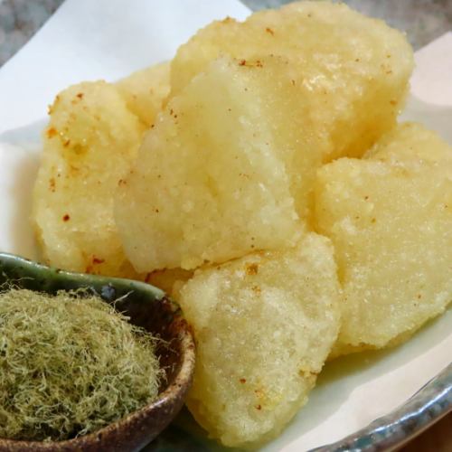自家製 大根の唐揚げ~とろろ昆布~