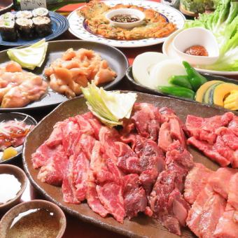 8品5,000日圓大盤套餐（僅限肉類和菜餚）