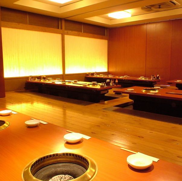 Private banquets for up to 100 people are also possible.Perfect for large banquets such as company banquets.It is a nice seat for women because you can easily stretch your legs in the digging seat.Make a reservation for the welcome and farewell party as soon as possible.Please enjoy the yakiniku banquet at [Momoen].