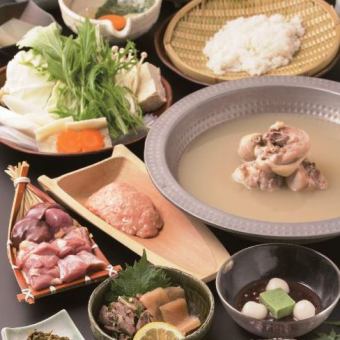 Our recommendation!! Mizutaki included [Fuku no Utage Course] with 2 hours of all-you-can-drink ★ 11 dishes in total 6,000 yen (tax included)