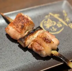 Green onion skewers