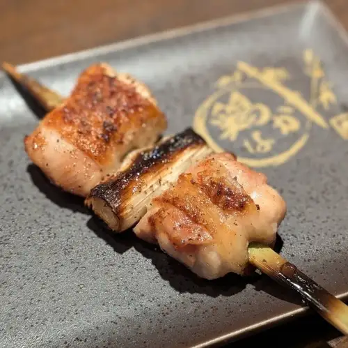 Green onion skewers