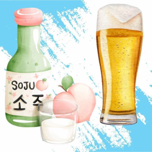 All-you-can-drink for 100 minutes for 1,430 yen