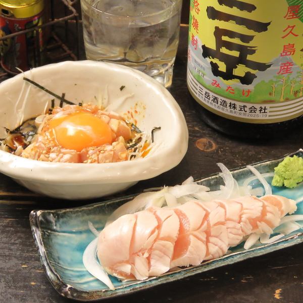 [Chicken sashimi that you can taste because it is fresh] Please enjoy the plump chicken