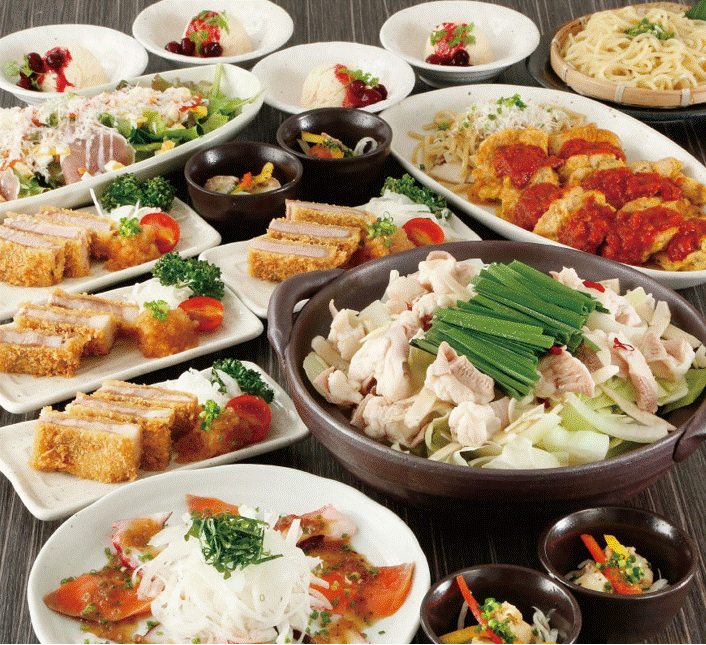 Various standard banquet courses with all-you-can-drink included♪
