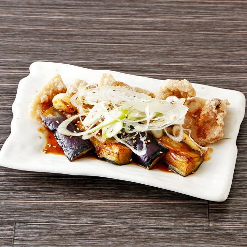 豚バラと茄子のよだれソース