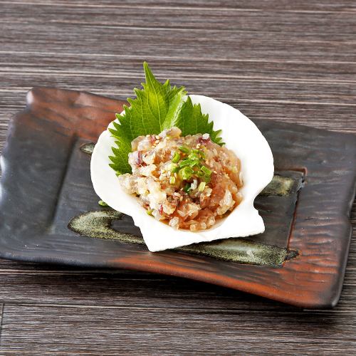 鯵のなめろう