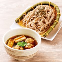 軍鶏つくねのつけそば
