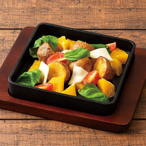 地中海风味的红薯和橙子