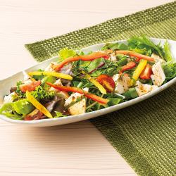 清爽的紫苏豆腐沙拉