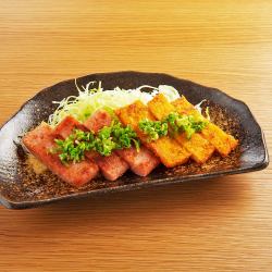 什锦红天妇罗和烤甘肃