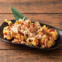 章鱼天妇罗（御好烧风格）