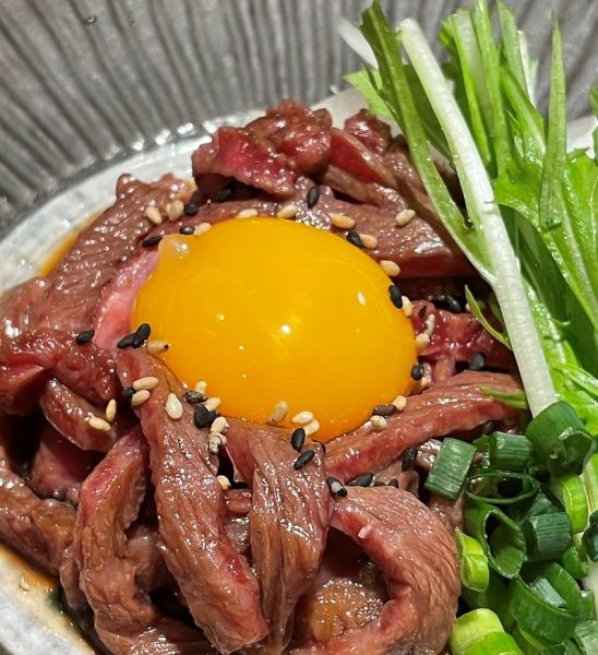 [Limited time only] Grilled Wagyu shoulder loin yukhoe style