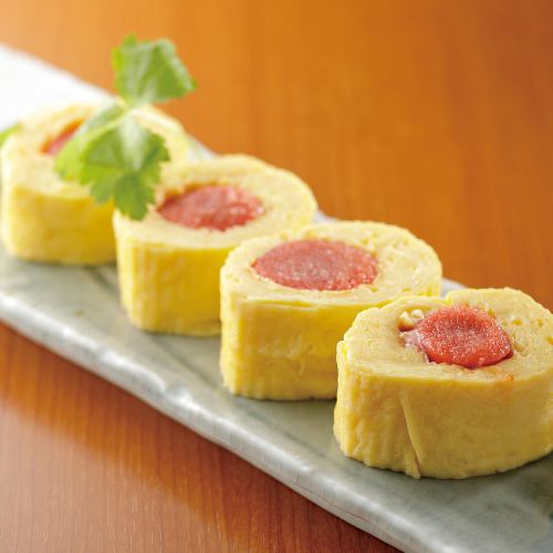 Whole mentaiko soup roll egg