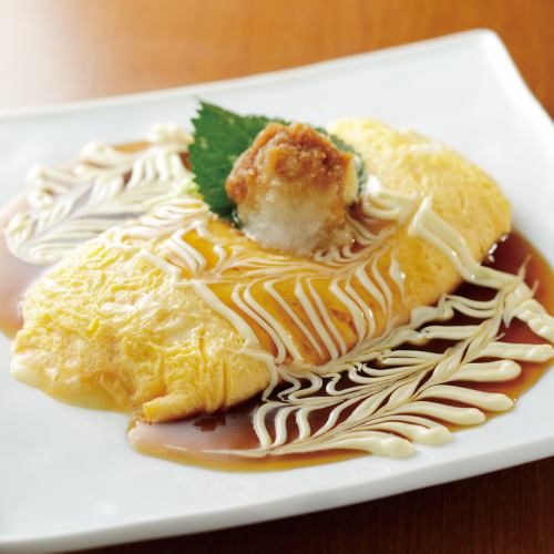Plump Japanese-style omelet Mushroom bean paste / Torori cheese omelet Japanese-style bean paste