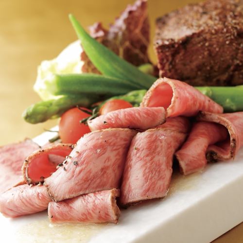 Japanese black beef roast beef low temperature