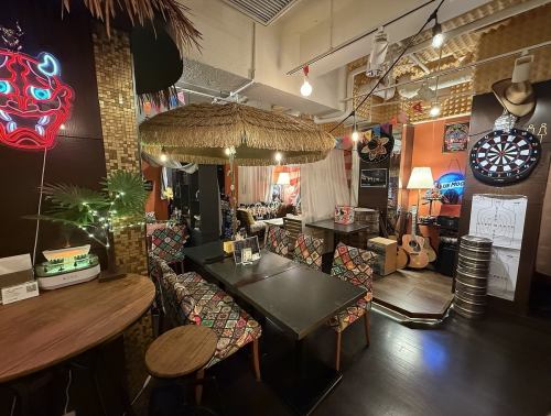 【おしゃれな店内がプライベート空間を演出】