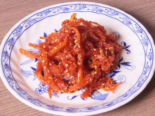 Spicy dried squid