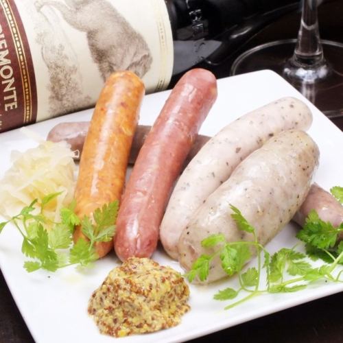 [Sausage] Recommended sausage platter