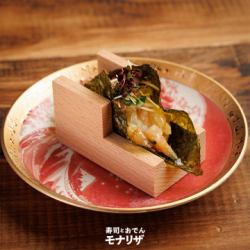 甜虾配樱花虾