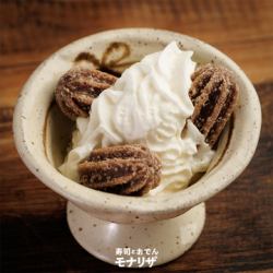 一口大小的吉事果（蛋奶沙司/抹茶）