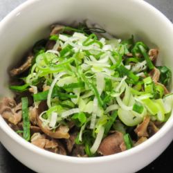 砂肝ネギポン酢