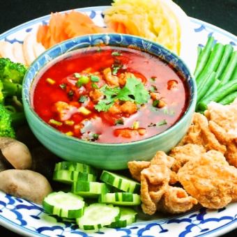 Chiang Mai style meat sauce dip