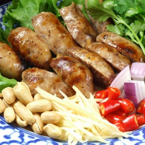 Thai northeast style sausage