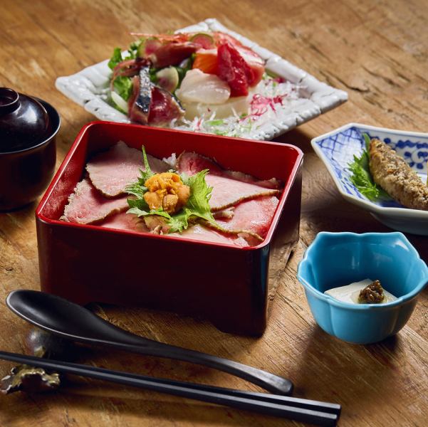 近江牛ローストビーフ重ランチ　3,800円【税込】