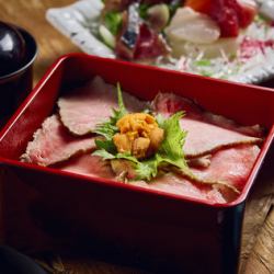 近江牛のローストビーフ重ランチ