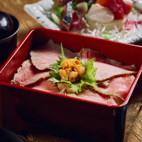 近江牛のローストビーフ重ランチ