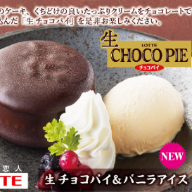 生チョコパイ＆バニラアイス/ダブルベリーケーキのストーンアイス