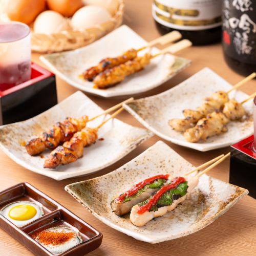 [Bincho charcoal for great taste and aroma] Various grilled dishes: Yakitori <308 yen including tax>